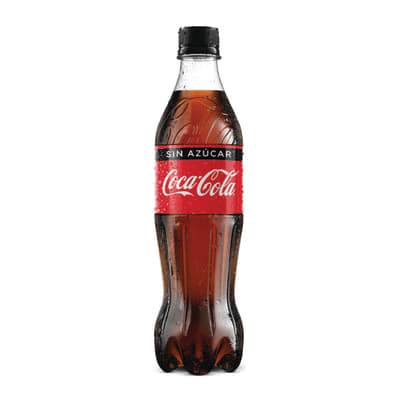 Coca cola sin azucar 500 ml