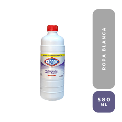 Clorox quitamanchas ropa blanca 580ml