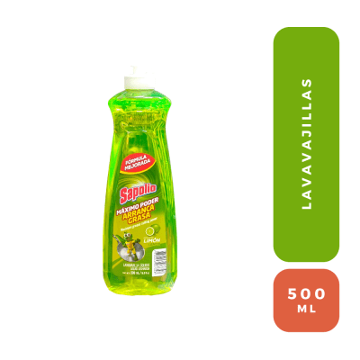 Sapolio lavavajillas líquido limón 500 ml