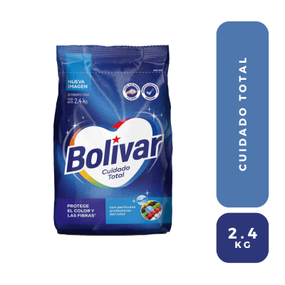 Bolivar detergente cuidado total 2.4 KG