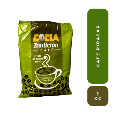 Cocla café tradición para pasar 1Kg