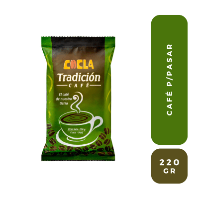 Cocla café tradición para pasar 220 GR