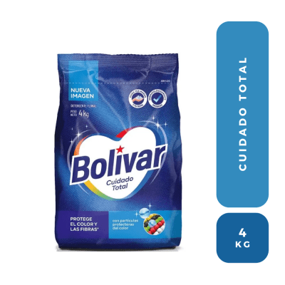 Bolivar detergente cuidado total 4 kg
