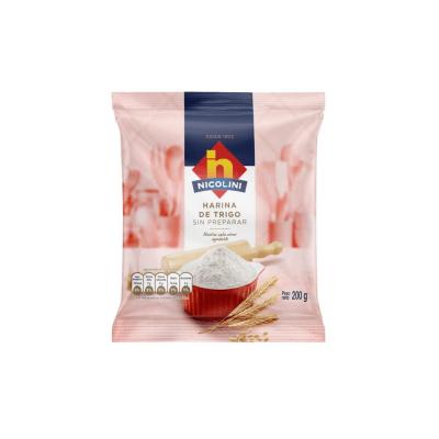 Nicolini harina s/preparar 200 gr1
