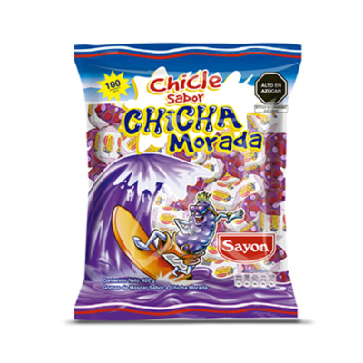 Sayon chicle sabor chicha x 100 u1