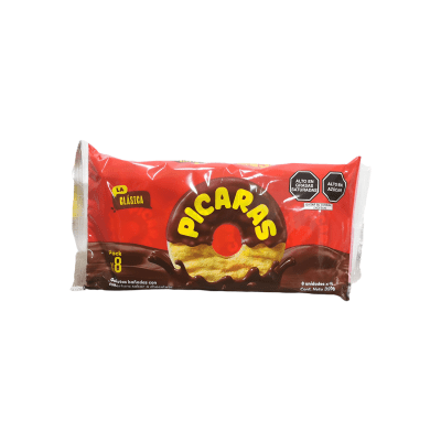 Picaras Chocolate x 8 unid1