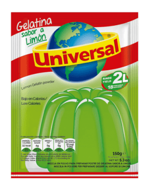 Universal gelatina limón 130 GR1