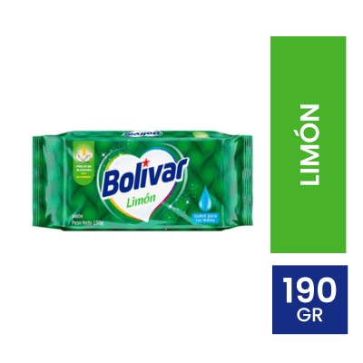 Bolivar jabon limón 190 gr.