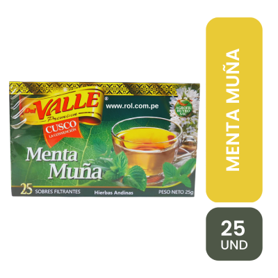 Del valle menta muña X 25 UNI