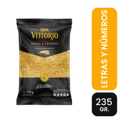 Don vittorio letras y números 235 gr1