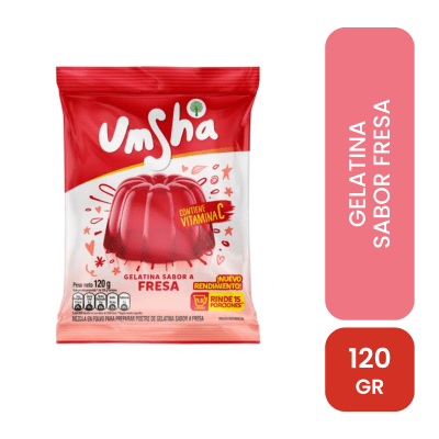 Umsha gelatina fresa 120 gr
