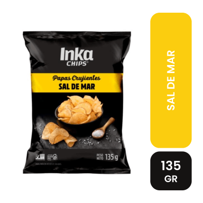 Inka chips Sal de mar 135 gr1