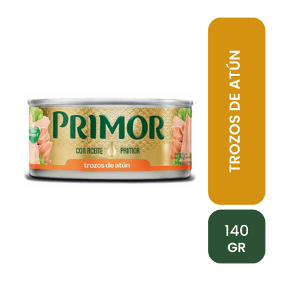 Primor TROZOS de atun en aceite 140 Gr1
