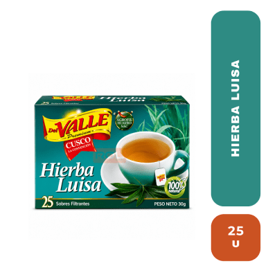 Del valle hierba luisa X 25 unidades