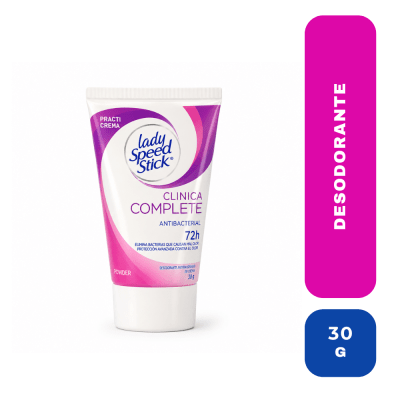Lady Speed Stick Clínica Complete Antibacterial Powder 30g1