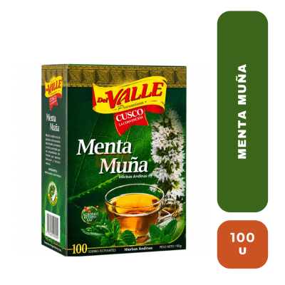 Del valle menta muña X 100 unidades