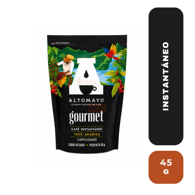 Altomayo gourmet café instantáneo doypack 45g1