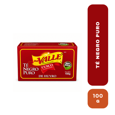 Del valle te negro puro 100 gr.1