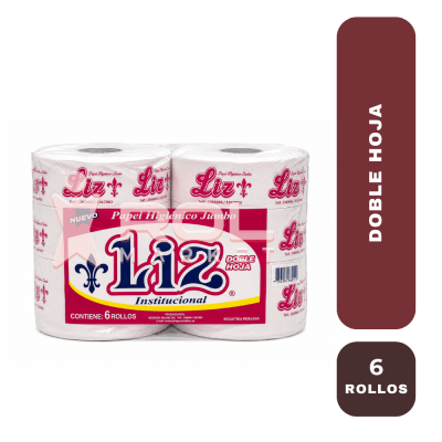 Liz papel institucional jumbo (doble hoja)  x 6 rollos1