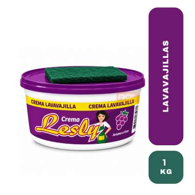 Lesly crema pote duro uva 1000 gr1