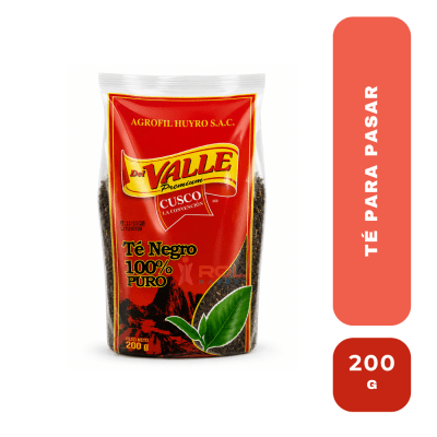 Del valle te negro para pasar BOLSA 200 gr1
