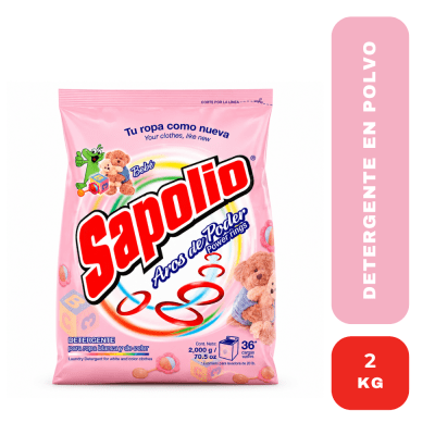 Sapolio detergente aroma bebé 2 kg.1