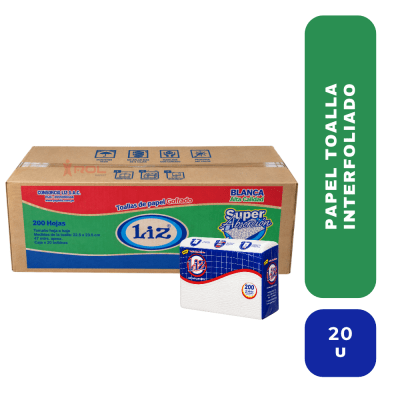 Caja Liz papel toalla interfoliado 200x201