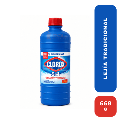 Clorox Lejía Tradicional 5 en 1 636ml