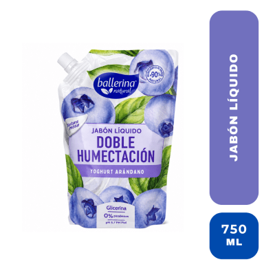 Ballerina jabón liquido yogurt arándanos 750 ML