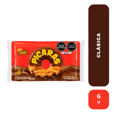 Picaras Clásicas galletas pack 6u1