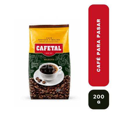 Cafetal Selecto Café Tostado y Molido 200g