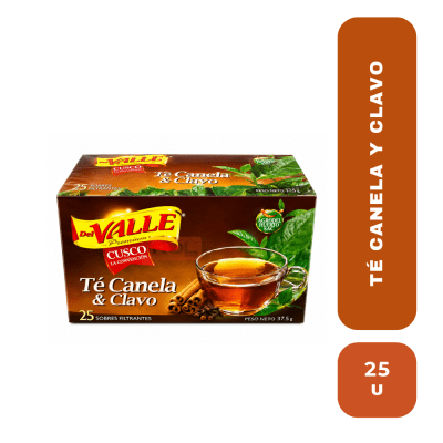 Del valle té canela y clavo X 25 unidades