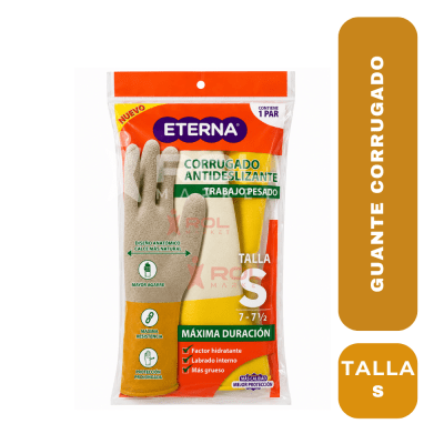 Eterna guantes corrugado talla S1