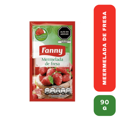 Fanny mermelada de fresa sachet 90g1
