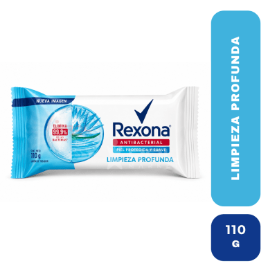 Rexona jabón limpieza profunda 110g