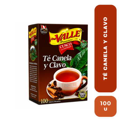 Del valle te canela y clavo X 100 unidades