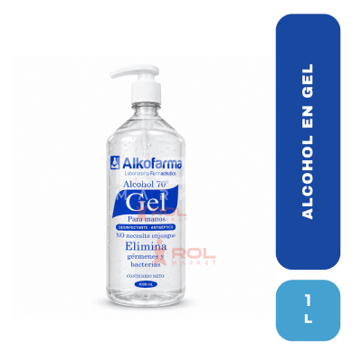 Alkofarma alcohol en gel 1L1