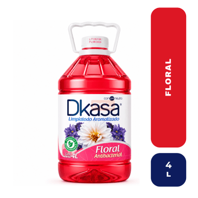 Dkasa limpiatodo floral antibacterial 4 LT
