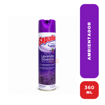 Sapolio ambientador aroma lavanda silvestre 360 ML