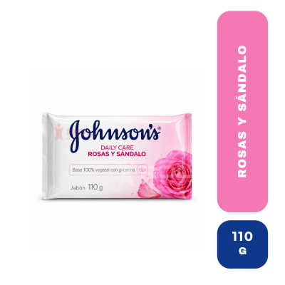 Johnsons jabón rosas y sándalo 110 g1