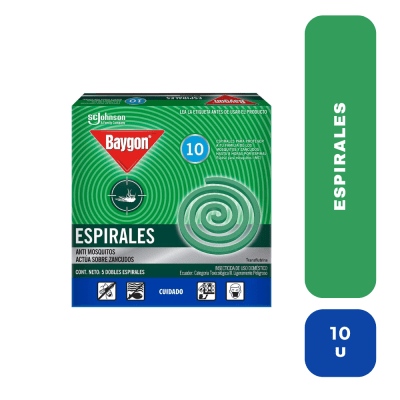 Baygon Espirales Anti Mosquitos y Zancudos x101