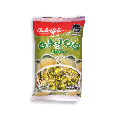 Ambrosoli gajos sabor limón 100 unidades1