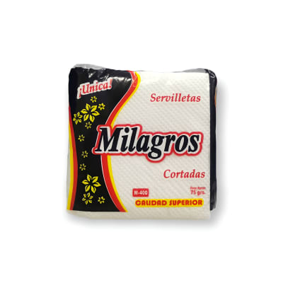 MILAGROS servilletas cortadas 75 gr1