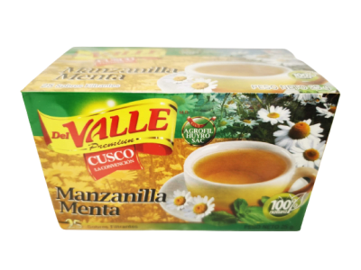 Del valle manzanilla menta X 25 unidades