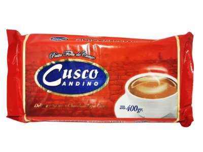 Cusco andino pasta fina de cacao 400 gr1