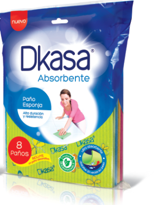 Dkasa absorbente paño esponja x 8 paños1