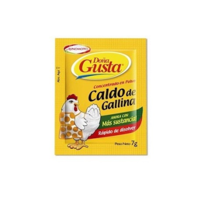 Doña gusta caldo sabor gallina 7 gr1