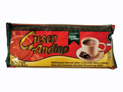 Cusco andino choco para taza canela y clavo 90 gr