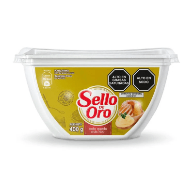 SELLO DE ORO margarina pote 400 gr1