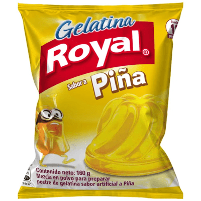 Royal gelatina sabor a piña 160 gr1